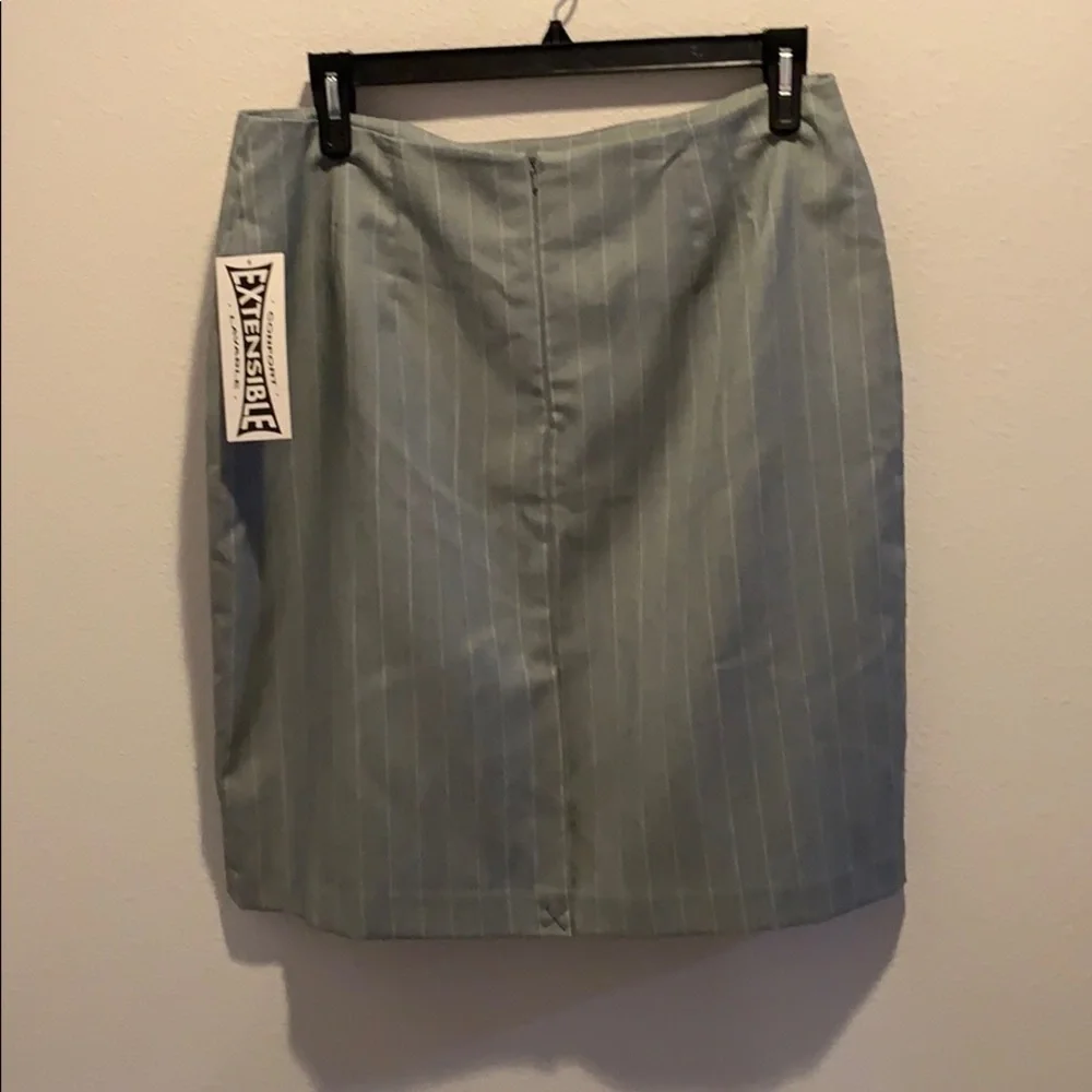 Women’s Skirt Gray pin striped. Lined. Size 16.NWT​​​​​​​​​​​​​​​​​